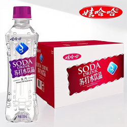 娃哈哈 苏打水350ml原味微甜无汽甜味弱碱性苏打水清爽饮品