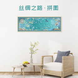 甘肃省博物馆文创丝绸之路拼图摆件装饰生日礼物送孩子