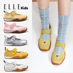 ELLE KIDS童鞋方口玛丽珍夏季包头透气软底防滑大童运动芭蕾舞鞋