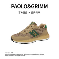 PAOLO&GRIMM轻奢运动 舒适百搭情侣休闲运动鞋时尚低帮跑步潮鞋