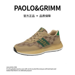 PAOLO&GRIMM轻奢运动 舒适百搭情侣休闲运动鞋时尚低帮跑步潮鞋