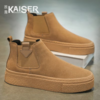 凯撒 KAISER/凯撒·男鞋爆款时尚休闲百搭马丁靴男士一脚蹬高帮耐磨板鞋