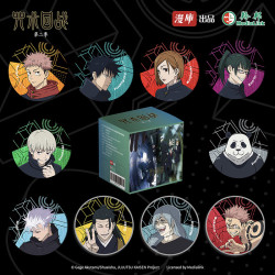 漫库 正版 咒术回战第二季系列周边 几何回路系列角色徽章单款盲抽