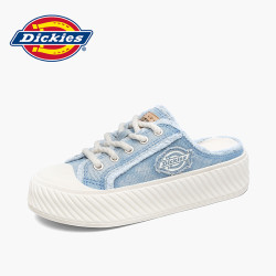 Dickies 帆布鞋夏季一脚蹬百搭休闲半拖外穿薄款小众时尚情侣板鞋