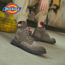 Dickies 马丁靴夏季增高耐磨工装鞋运动厚底短靴户外工装登山靴男