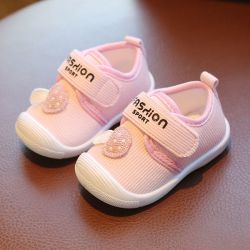 婴儿学步鞋春秋季0-2岁1叫叫鞋布鞋单鞋软底男女宝宝婴幼儿童鞋子
