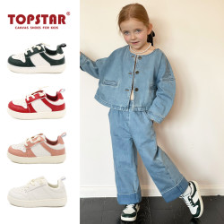 TOPSTAR 儿童运动鞋春秋季中大童休闲防滑百搭男童软底小白鞋1635