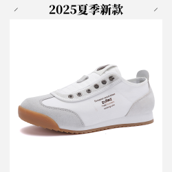 zuiiaz澳洲著鹿2026夏季新款牛皮百搭阿甘鞋时尚休闲阿甘鞋男鞋