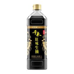 千禾 原味生抽 酿造酱油 1.52kg*2瓶