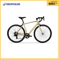 迪卡侬 RC100升级款公路自行车弯把铝合金通勤自行车XL-5204982