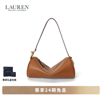 RALPH LAUREN LAUREN RALPH LAUREN 拉夫劳伦女配26秋Blaike纳帕皮革中号筒形包RL70983 200-棕黄色 ONE