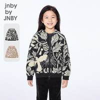 jnby by JNBY [秀场同款]江南布衣童装休闲日常开襟毛衫绒感冬男女童1P0311970 797/黄黑系 120 cm
