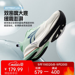361° 赤焰MAX 男子跑鞋 672522225-2 羽毛白/蛋壳绿 43