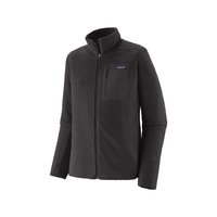 Patagonia 自营欧洲直邮Patagonia R1 Air男士黑色聚酯纤维保暖抓绒衣长袖
