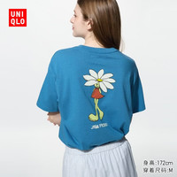 优衣库 ZO＆FRIENDS UT/短袖女装490278 64 湖蓝色 M