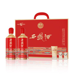 西凤酒 鸿运当头 凤香型白酒52度500ml*2瓶 中秋好礼