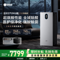352 空气净化器消毒机Z120家用除醛菌TVOC烟宠物异味霾空气净化机