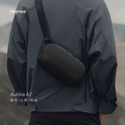 ReeYee 斜挎包男极光A7Xpac纪念版胸包新款户外防水休闲通勤单肩包