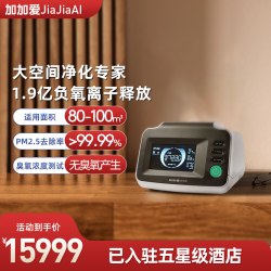 加加爱负离子发生器无臭氧除PM2.5负氧离子家用负离子空气净化器