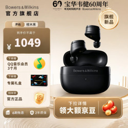 宝华韦健 Pi6 入耳式真无线主动降噪蓝牙耳机 檀木黑