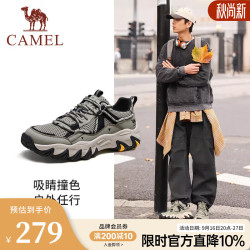 骆驼 透气 男士运动鞋  G15S342004 浅绿 四季款 42