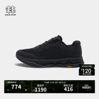 KOLON SPORT LUFC5MT402-BK VIBRAM大底 黑色 37码 户外休闲鞋