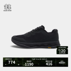 KOLON SPORT LUFC5MT402-BK VIBRAM大底 黑色 37码 户外休闲鞋