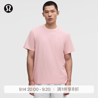 lululemon 丨UV-Protective男士网球条纹短袖T恤 防晒 LM3GNJS 珍珠粉 XS