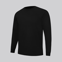 lululemon LM3FBTS 男士棉混纺速干长袖T恤 黑色 M