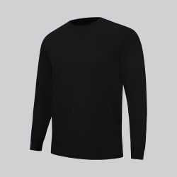 lululemon LM3FBTS 男士棉混纺速干长袖T恤 黑色 M