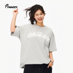 MAOZY 基础短袖 美式潮牌 男女同款