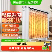 格力 大功率电热膜WiFi控制电暖器客厅家用立式取暖器 NDYQ-X6025B