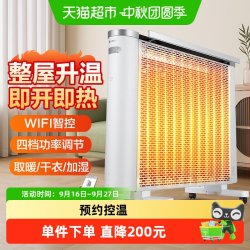 格力 大功率电热膜WiFi控制电暖器客厅家用立式取暖器 NDYQ-X6025B