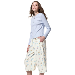 优衣库 Sanrio RELACO 七分裤 乳白色 2XL
