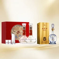 西凤酒 酒海窖龄30年 52度 凤香型白酒 500ml*2瓶 赠20年1瓶 共3瓶