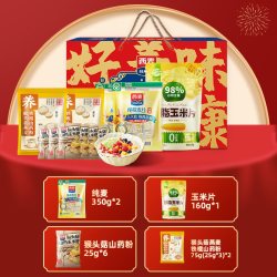 西澳阳光 西麦西澳阳光4好燕麦健康礼盒1160g送长辈麦片代早餐