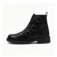 Clarks 黑色女士短靴秋季简约百搭舒适轻便 黑色 36