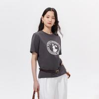 VERO MODA 26夏新品纯棉正肩圆领短袖上衣简约休闲通勤T恤女
