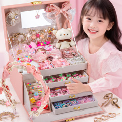 六一儿童节女孩子的生日礼物女童礼品实用6岁7-9小女生首饰10礼盒