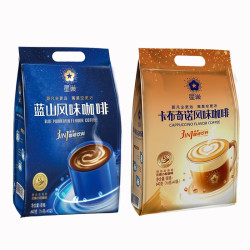 后谷咖啡 云南小粒咖啡卡布奇诺蓝山风味速溶咖啡三合一袋装咖啡星巢 卡布奇诺 蓝山各1袋(共80条)