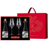 拉菲古堡 拉菲红酒双支高档礼盒装奥希耶古堡正牌法国干红葡萄酒