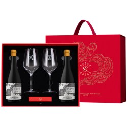 拉菲古堡 拉菲红酒双支高档礼盒装奥希耶古堡正牌法国干红葡萄酒