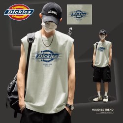 Dickies 美式纯棉薄款无袖背心男生2026夏季新款运动健身打底上衣