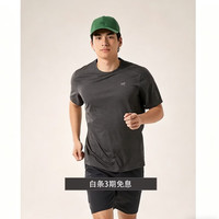 ARC'TERYX CORMAC CREW SS 舒适 男子 速干短袖T恤 黑灰色 S