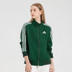 adidas 秋季热卖经典三条纹舒适休闲夹克中大童潮流简约宽松外套