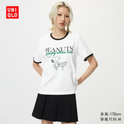 优衣库 PEANUTS联名 短袖T恤 白色 L