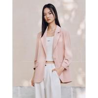太平鸟 外套女四面弹力夏装西服