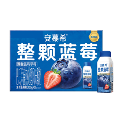 安慕希 伊利安慕希利乐冠整颗蓝莓酸奶200g*8瓶5月产