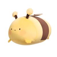 名创优品 蜜蜂抱枕趴姿毛绒公仔玩偶靠垫可爱儿童生日礼物送