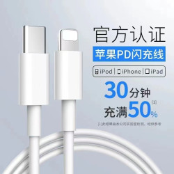 皆有 适用苹果14快充数据线iphone13promax手机PD30W闪充12/11/XS闪充
